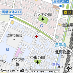 千葉県松戸市中根長津町15周辺の地図