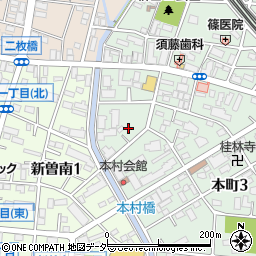 本村公園周辺の地図
