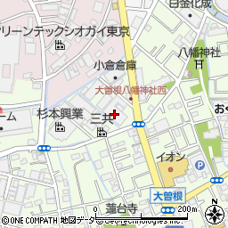 埼玉県八潮市大曽根293周辺の地図