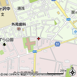 千葉県松戸市金ケ作239-53周辺の地図