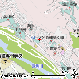 岐阜県下呂市湯之島903周辺の地図
