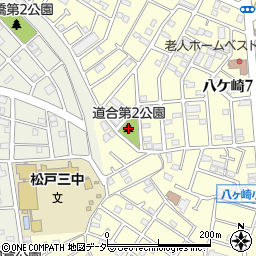 千葉県松戸市八ケ崎7丁目20周辺の地図