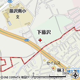 埼玉県入間市下藤沢176周辺の地図