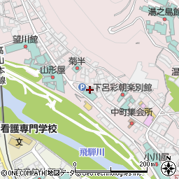 岐阜県下呂市湯之島923周辺の地図