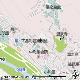 岐阜県下呂市湯之島531周辺の地図