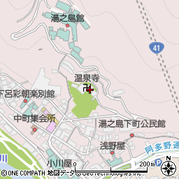 岐阜県下呂市湯之島680周辺の地図