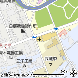 埼玉トヨペット入間支店周辺の地図