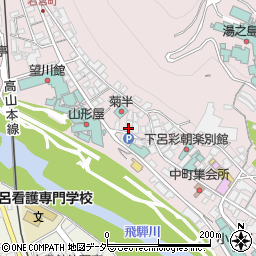岐阜県下呂市湯之島916周辺の地図