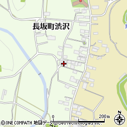 山梨県北杜市長坂町渋沢939周辺の地図