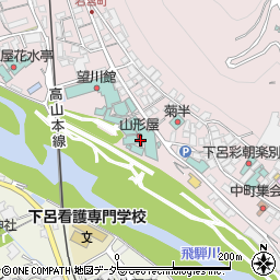 岐阜県下呂市湯之島260周辺の地図