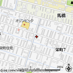 セブンイレブン松戸栄７丁目店周辺の地図