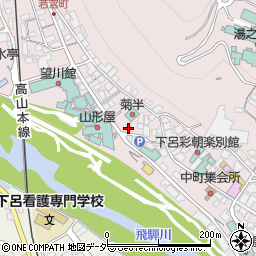 岐阜県下呂市湯之島919周辺の地図