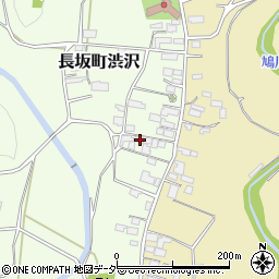 山梨県北杜市長坂町渋沢942-2周辺の地図