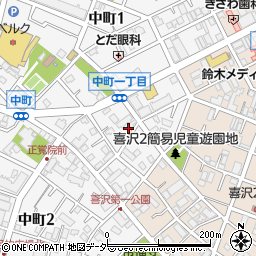 埼玉県戸田市中町1丁目24-8周辺の地図