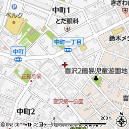 埼玉県戸田市中町1丁目24周辺の地図