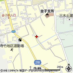 埼玉県入間市寺竹周辺の地図