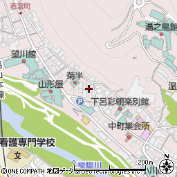 岐阜県下呂市湯之島275周辺の地図