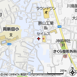 埼玉県草加市両新田東町72-3周辺の地図
