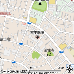 村中医院周辺の地図
