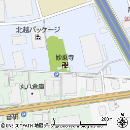 妙乗寺周辺の地図