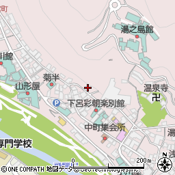 岐阜県下呂市湯之島504周辺の地図