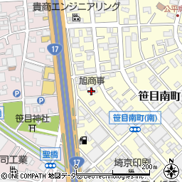旭商事株式会社　笹目営業所周辺の地図