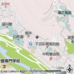 岐阜県下呂市湯之島519周辺の地図