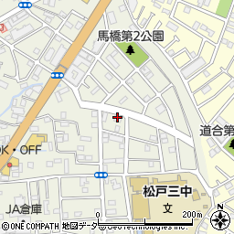 カースタレンタカー松戸馬橋店周辺の地図