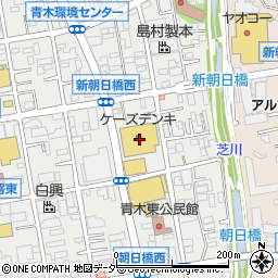ケーズデンキ川口青木店周辺の地図