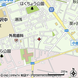 千葉県松戸市栗ケ沢829周辺の地図