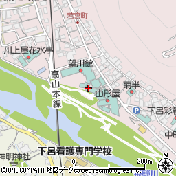 岐阜県下呂市湯之島210周辺の地図