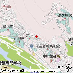 岐阜県下呂市湯之島503周辺の地図