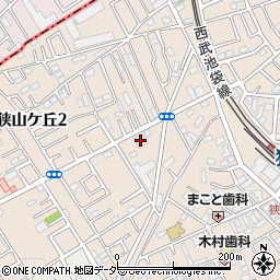 飯能信用金庫狭山ヶ丘支店周辺の地図
