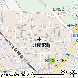 埼玉県所沢市北所沢町2198-52周辺の地図