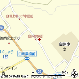 山梨県北杜市白州町白須1359周辺の地図