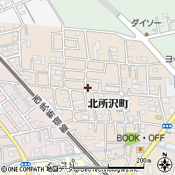 埼玉県所沢市北所沢町2203周辺の地図
