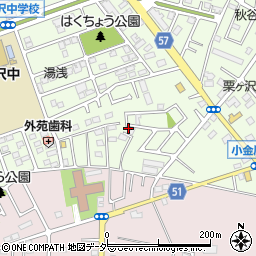 千葉県松戸市栗ケ沢829-12周辺の地図
