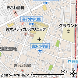 埼玉県戸田市喜沢周辺の地図
