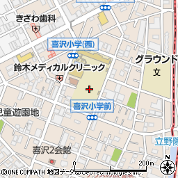 埼玉県戸田市喜沢周辺の地図
