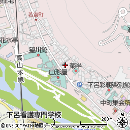 岐阜県下呂市湯之島265周辺の地図