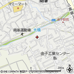 埼玉県入間市南峯317周辺の地図