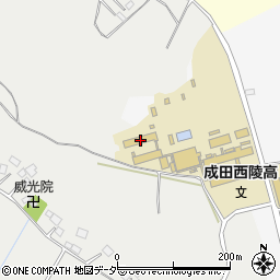 千葉県成田市大竹583-1周辺の地図