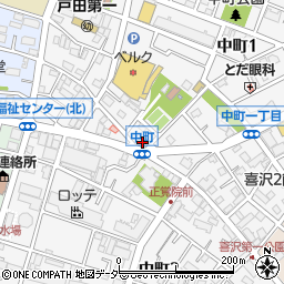 埼玉県戸田市中町1丁目27-5周辺の地図