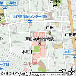 タリーズコーヒー 戸田中央総合病院店周辺の地図