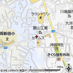 三田コーポ周辺の地図