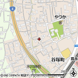 埼玉県草加市谷塚町996-1周辺の地図