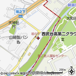 株式会社湯沢金属焼付塗装　所沢工場周辺の地図