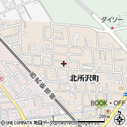 埼玉県所沢市北所沢町2198-17周辺の地図