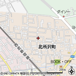 埼玉県所沢市北所沢町2198-32周辺の地図