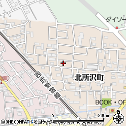 埼玉県所沢市北所沢町2198-41周辺の地図